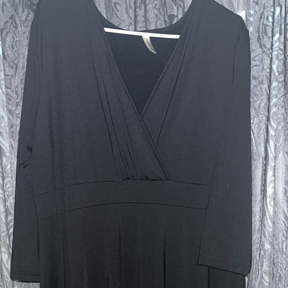 Long dress, 3/4 sleeve dress